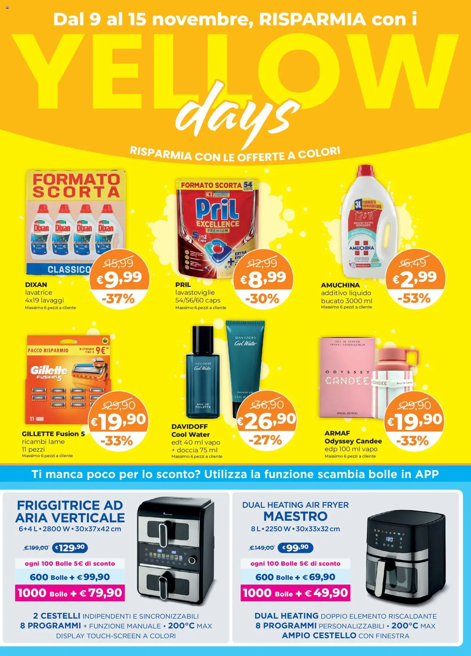 Anteprima dell'opuscolo Acqua e Sapone volantino 15 dal negozio Acqua e Sapone valido da 02/11/2026 - Lavatrice, Doccia, Ammorbidente, Friggitrice