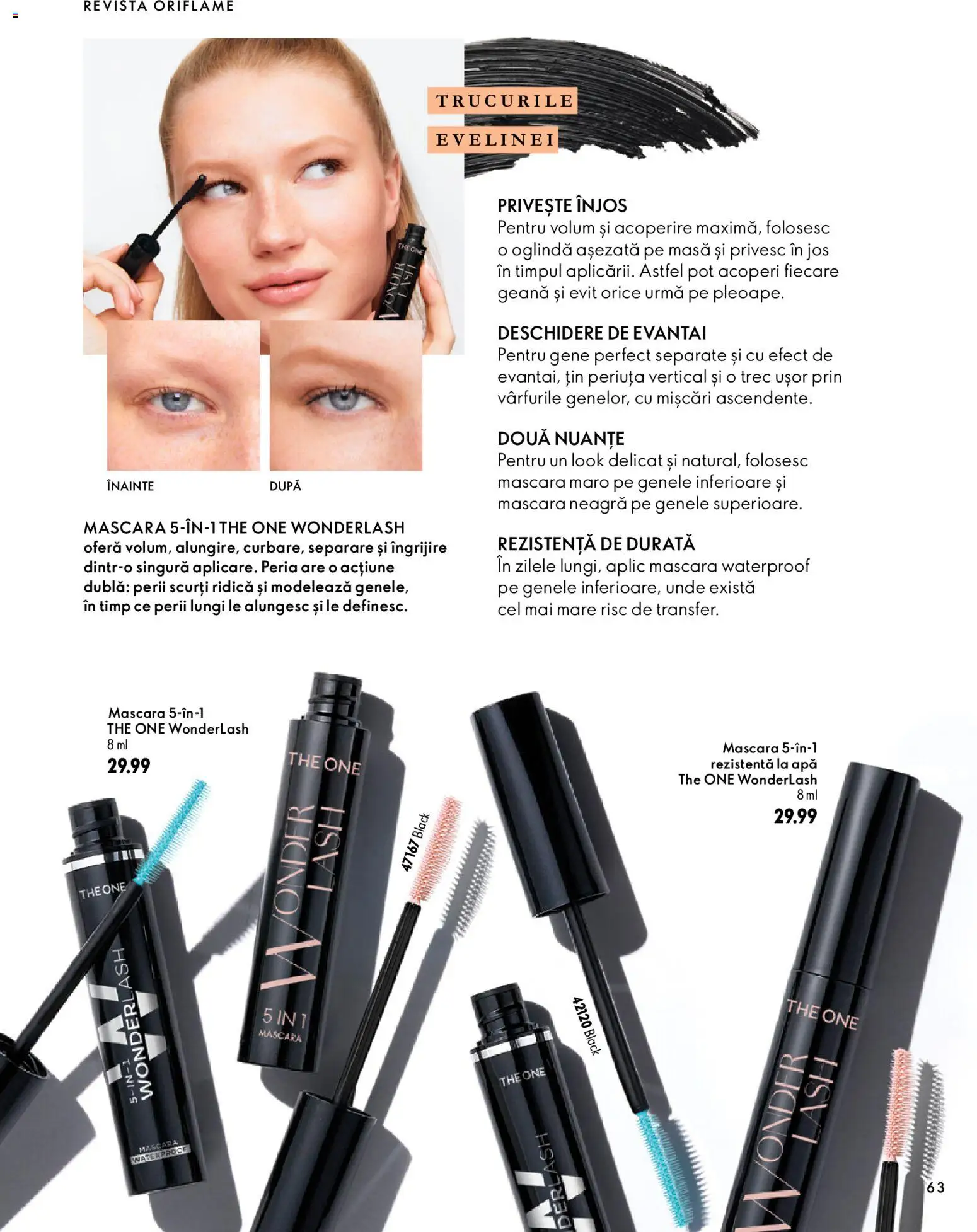 Previzualizarea de cataloage: Oriflame Oriflame Catalog 15 2026 valabil de la 11.11.2026 - Apă, Black, Oglindă, Masă, Mascara, Evantai