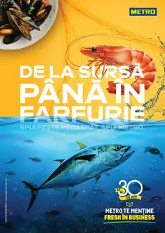 Previzualizarea de cataloage: Metro Metro Catalog Spui pește proaspăt, spui METRO valabil de la 01.10.2026