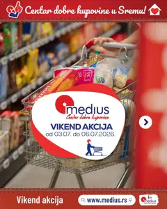 Pregled Medius kataloga - važi od 03.07.2026