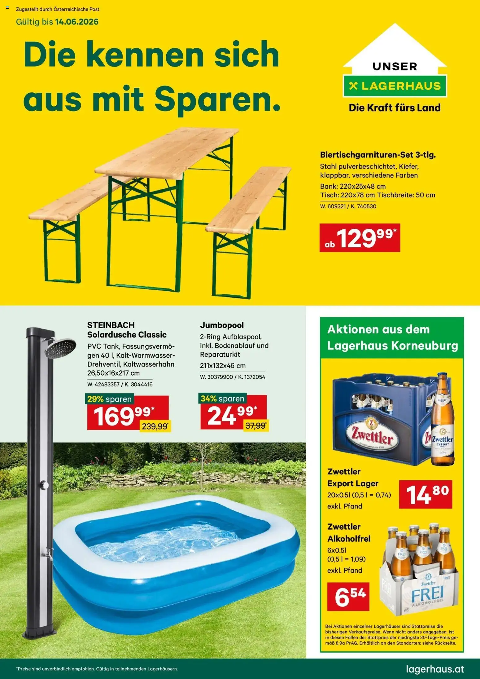 Vorschau der Angebote: Lagerhaus Wochen Angebote gültig ab 31.05.2026