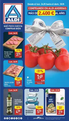 Vista previa del folleto de la tienda Aldi válido desde el 24/08/2026 
