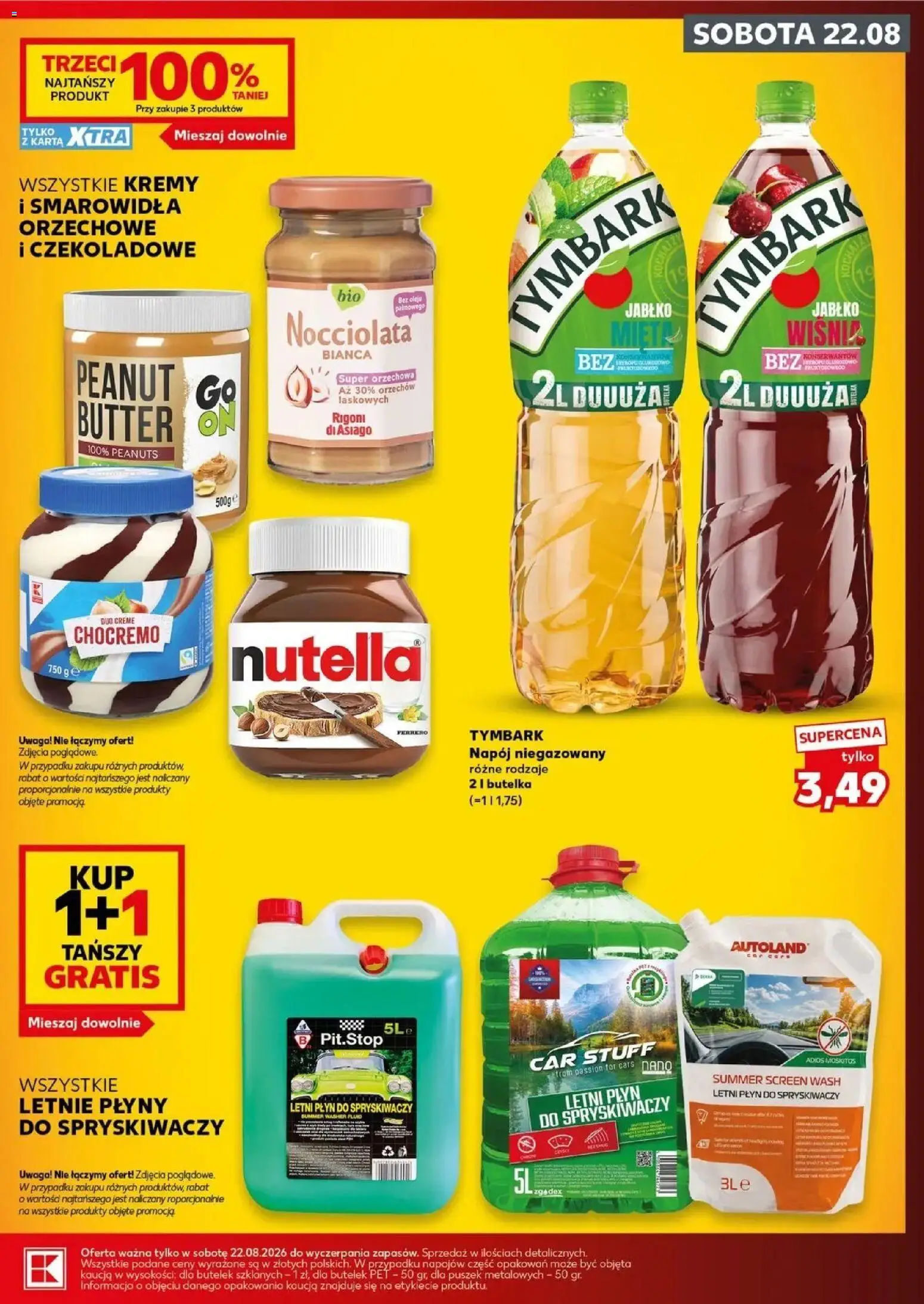 Pogląd gazetki "Kaufland gazetka - Super Sobota" ze sklepu Kaufland ważnej od 22.08.2026
