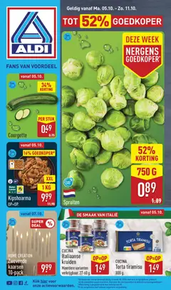 Voorbeeld van Aldi folder van winkel Aldi geldig vanaf 05-10-2026