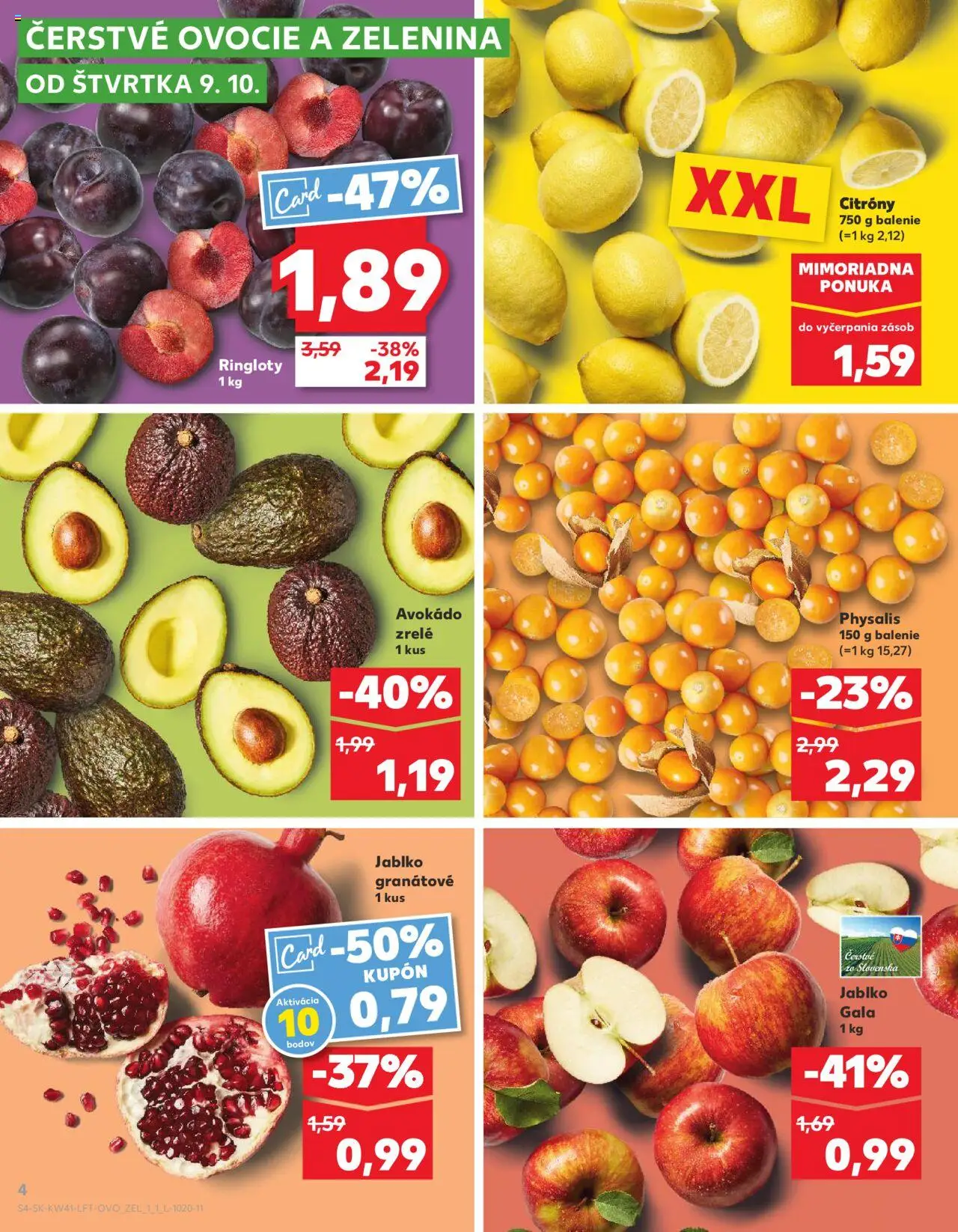 Náhľad Kaufland letáku platného od 09.10.2025