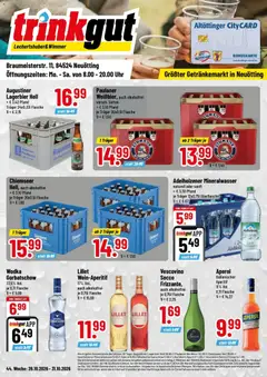 Vorschau von dem Prospekt des Geschäftes Trinkgut, gültig ab dem 26.10.2026