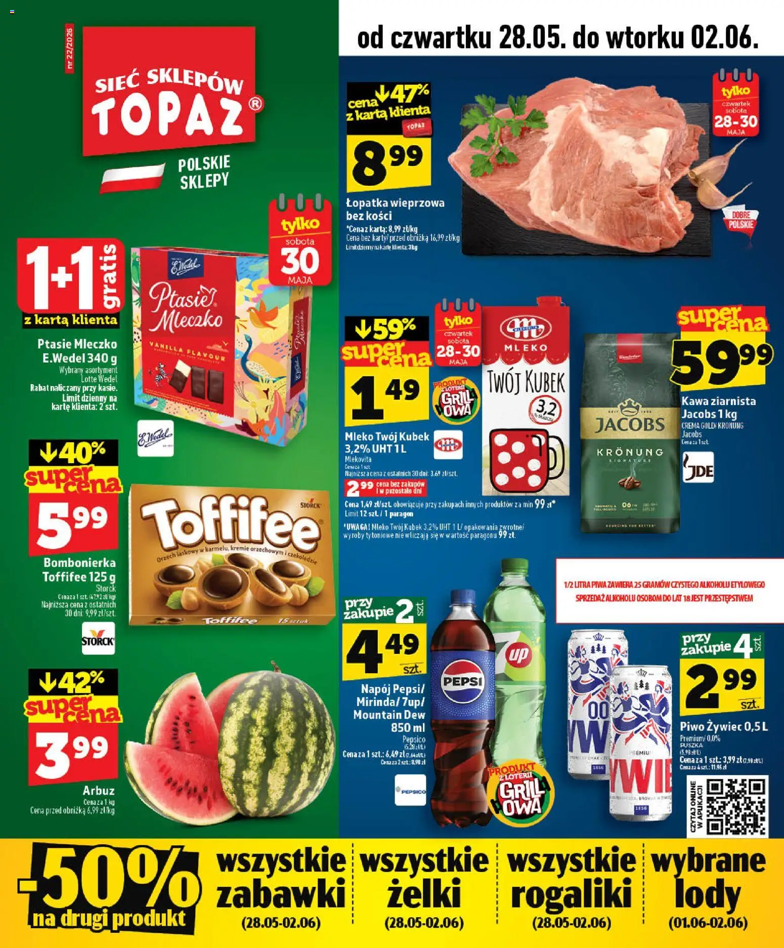 Pogląd gazetki "Topaz gazetka - MAZ" ze sklepu Topaz ważnej od 28.05.2026