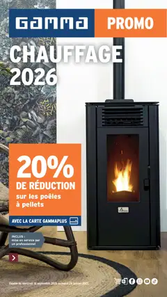 Prévisualisation de GAMMA - Chauffage du magasin GAMMA formulaire valide 16/09/2026