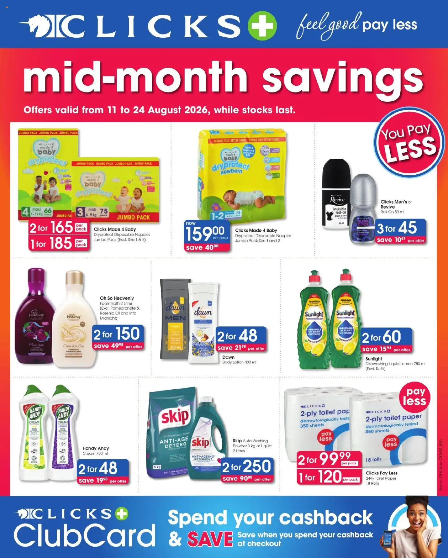 Preview of Clicks flyer valid from 11/08/2026