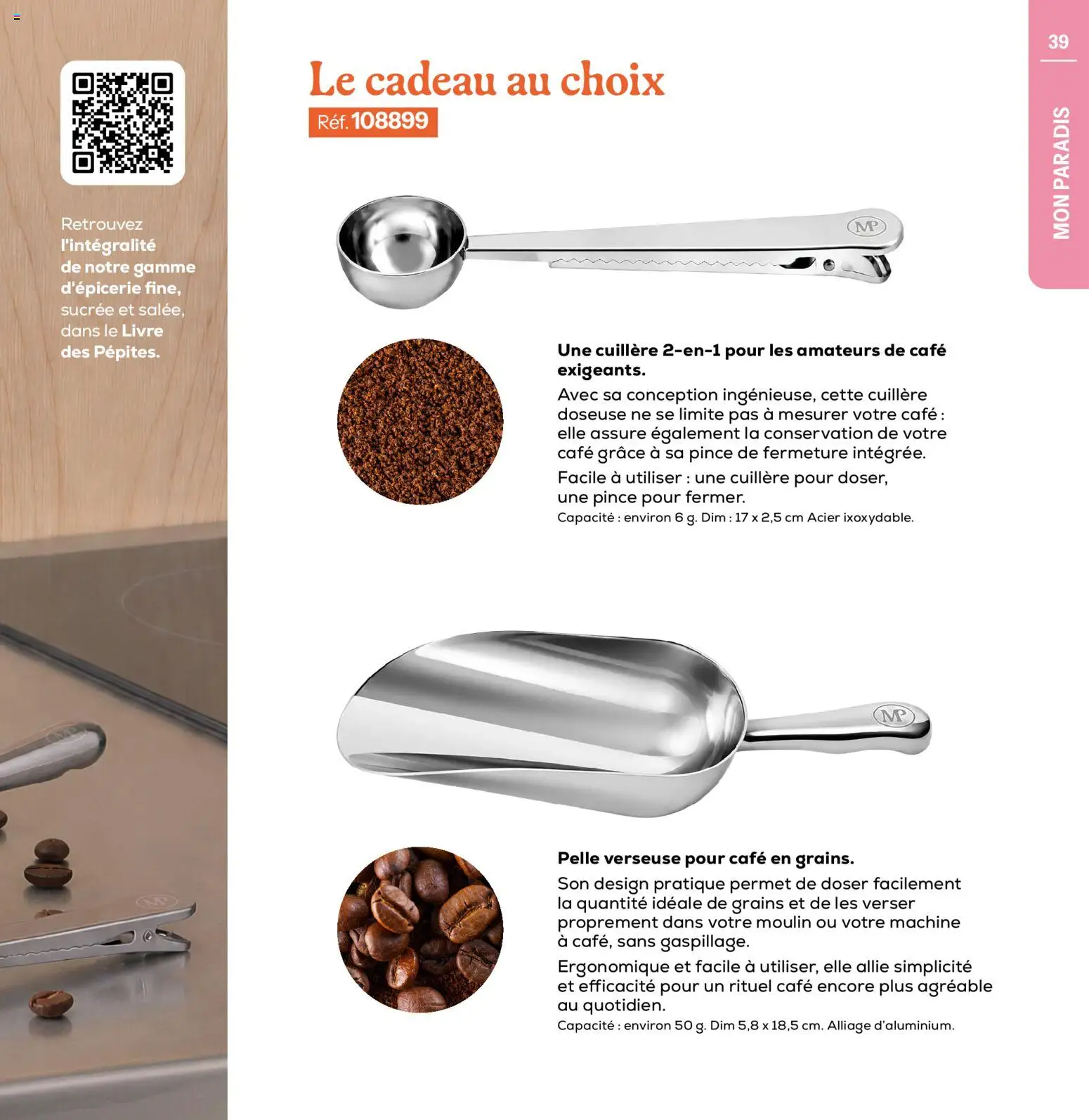Prévisualisation de Stanhome catalogue du magasin Stanhome formulaire valide 31/08/2026 - Café, Livre, Cuillère, Pince, Pelle
