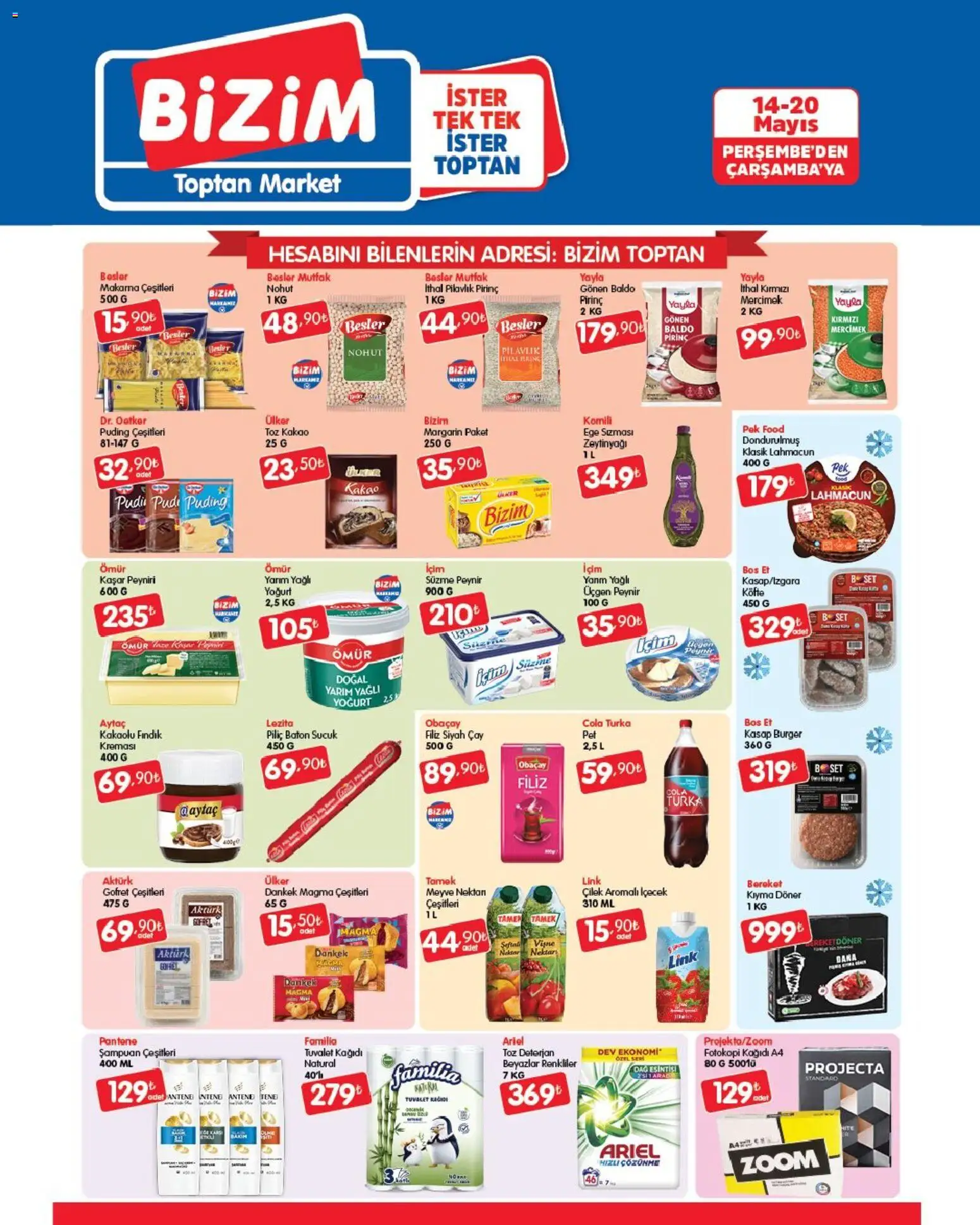 Bizim Toptan Bizim Toptan Katalog 14.05.2026 - Broşürünün önizlemesi