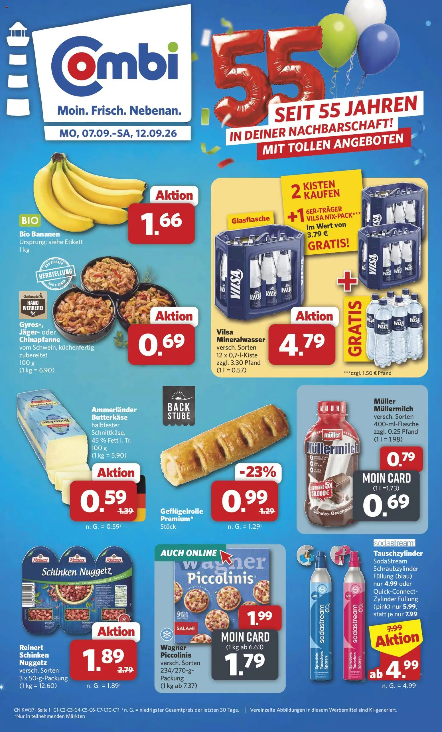 Vorschau von dem Prospekt des Geschäftes Combi, gültig ab dem 07.09.2026