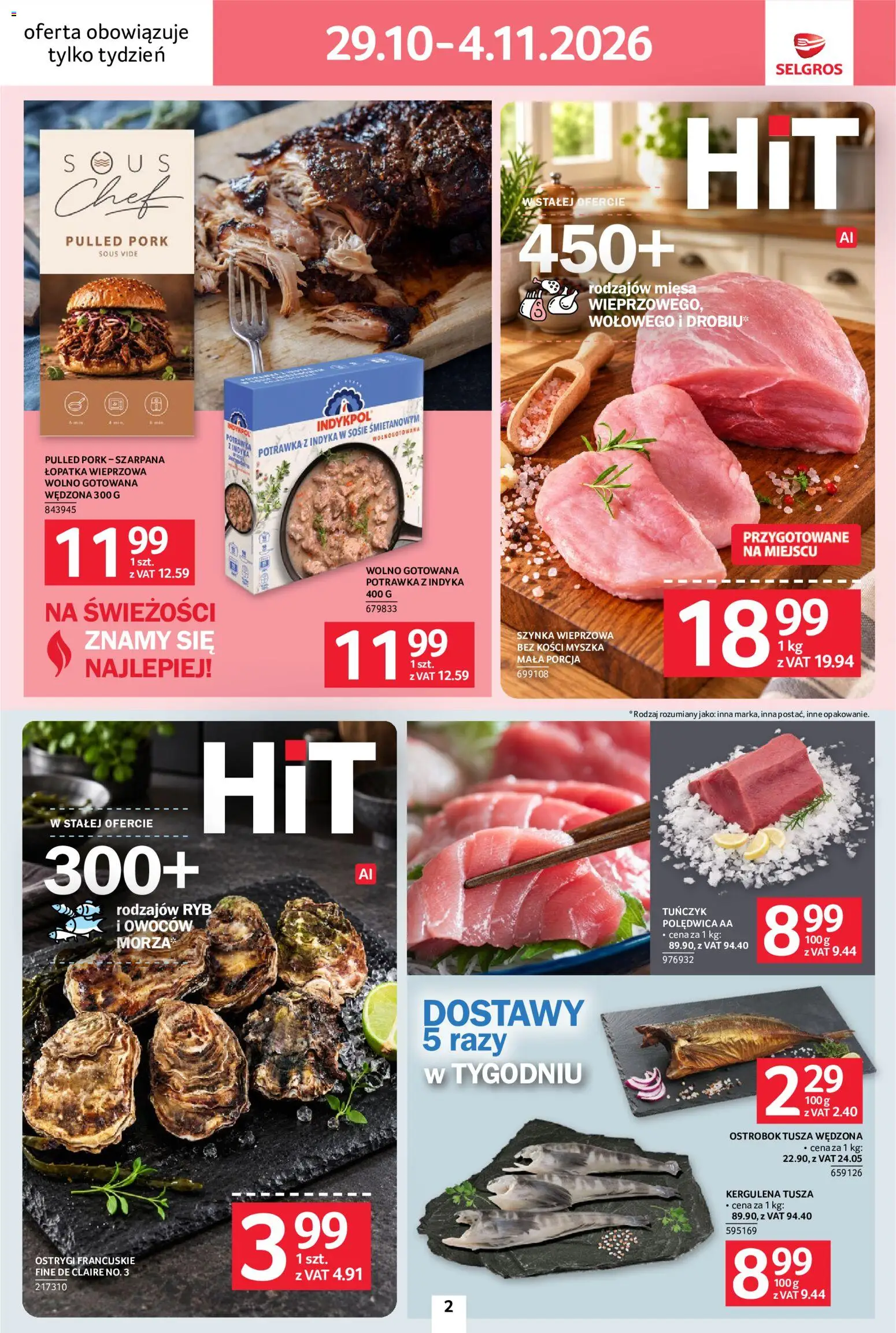 Pogląd gazetki "Selgros cash&carry gazetka - Jeszcze więcej super promocji" ze sklepu Selgros cash&carry ważnej od 29.10.2026