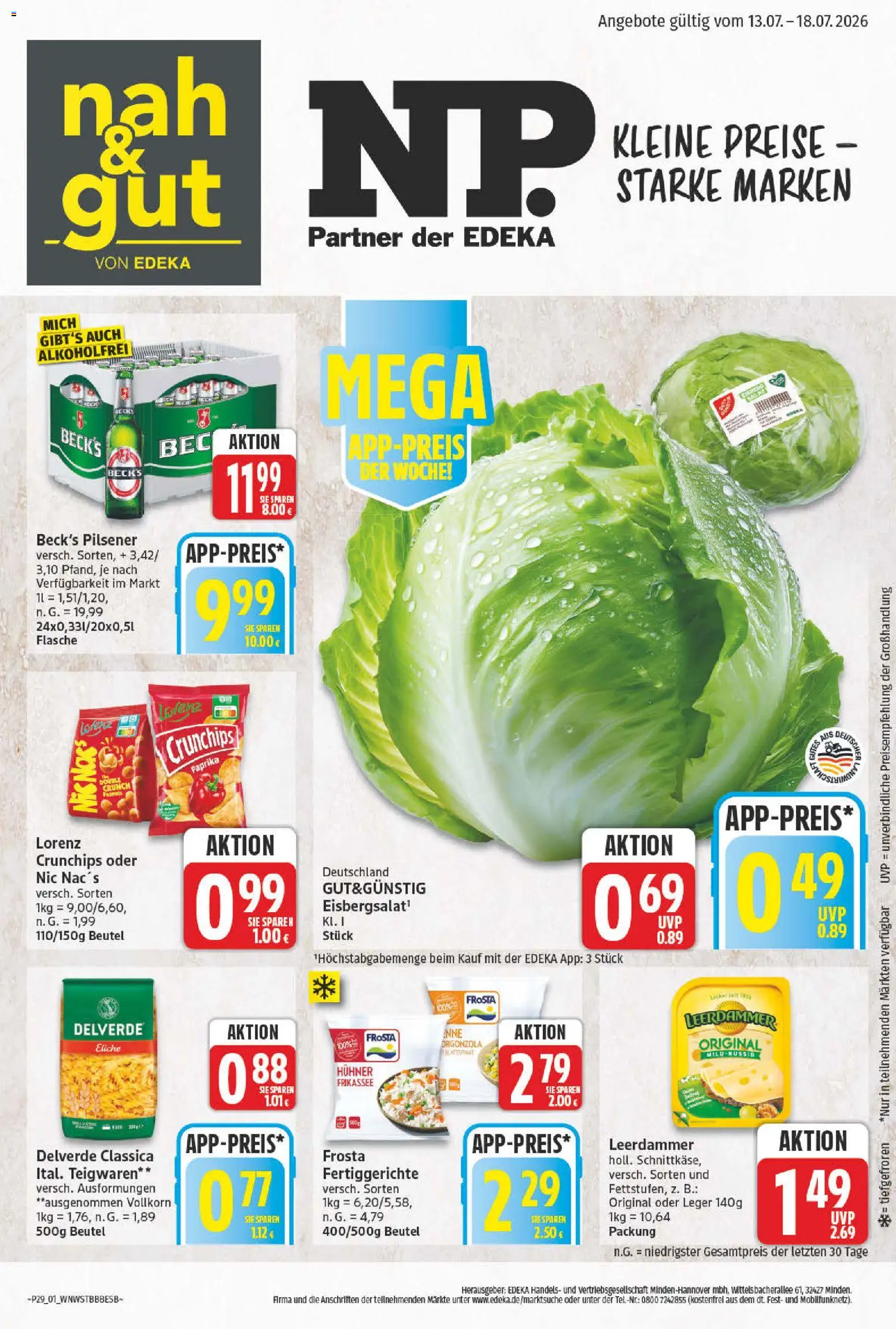 Vorschau von dem Prospekt des Geschäftes NP Discount, gültig ab dem 13.07.2026