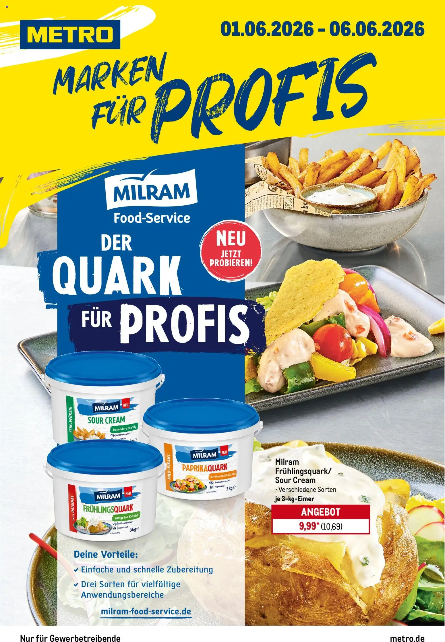 Vorschau von dem Prospekt des Geschäftes Metro, gültig ab dem 01.06.2026 - Quark, Milram