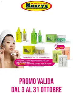 Anteprima dell'opuscolo Maury's volantino Korean Beauty dal negozio Maury's valido da 03/10/2026