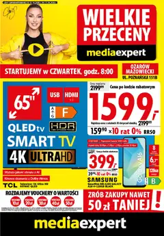 Pogląd gazetki "Mediaexpert promocje - Wielkie otwarcie Ożarów Mazowiecki" ze sklepu Mediaexpert ważnej od 15.10.2026