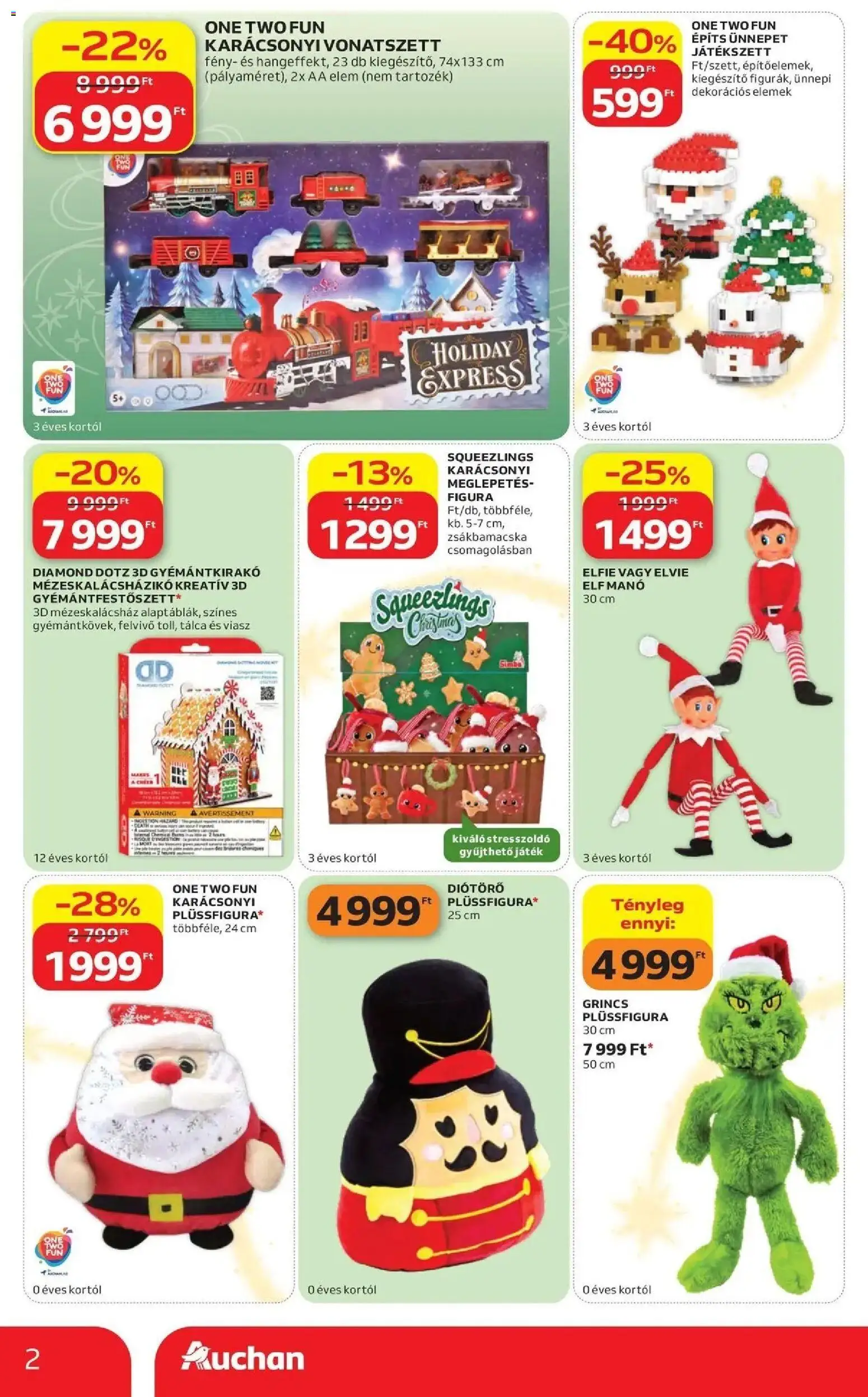Auchan - Auchan Karácsonyi ajánlataink Kecskemét megtekintése, amely érvényes 2026.10.22.-től - Játék, Elem, Tálca