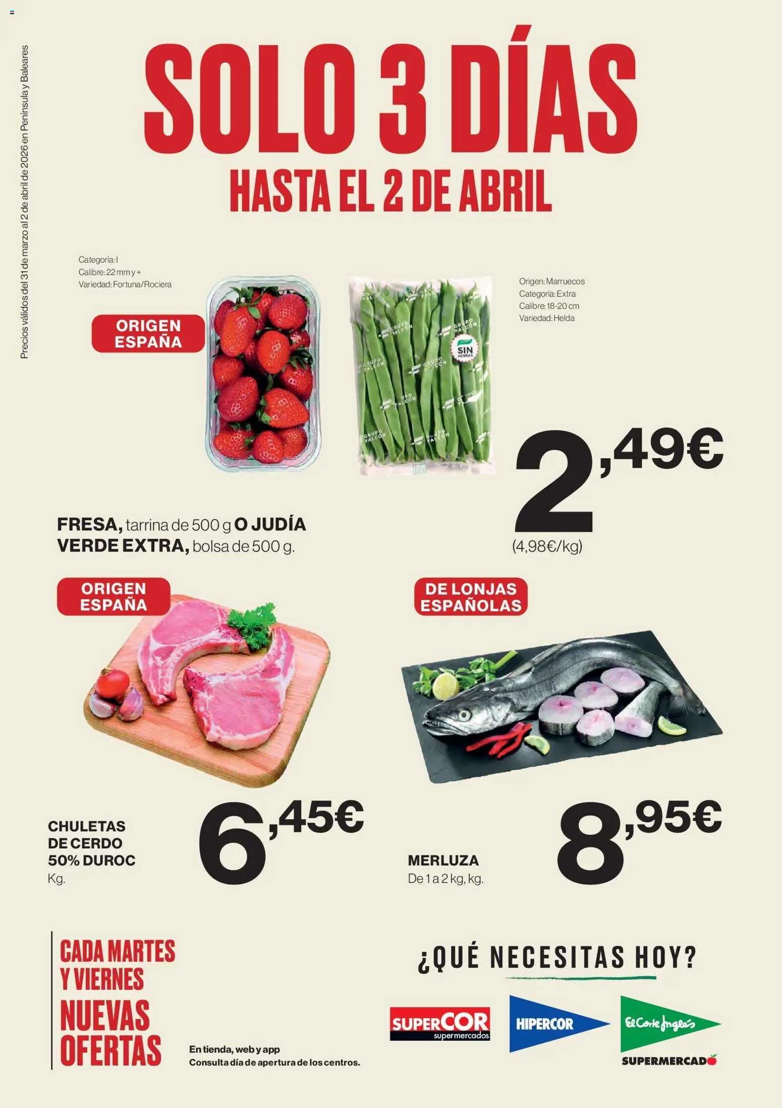 Vista previa del folleto de la tienda Hipercor válido desde el 31/03/2026 