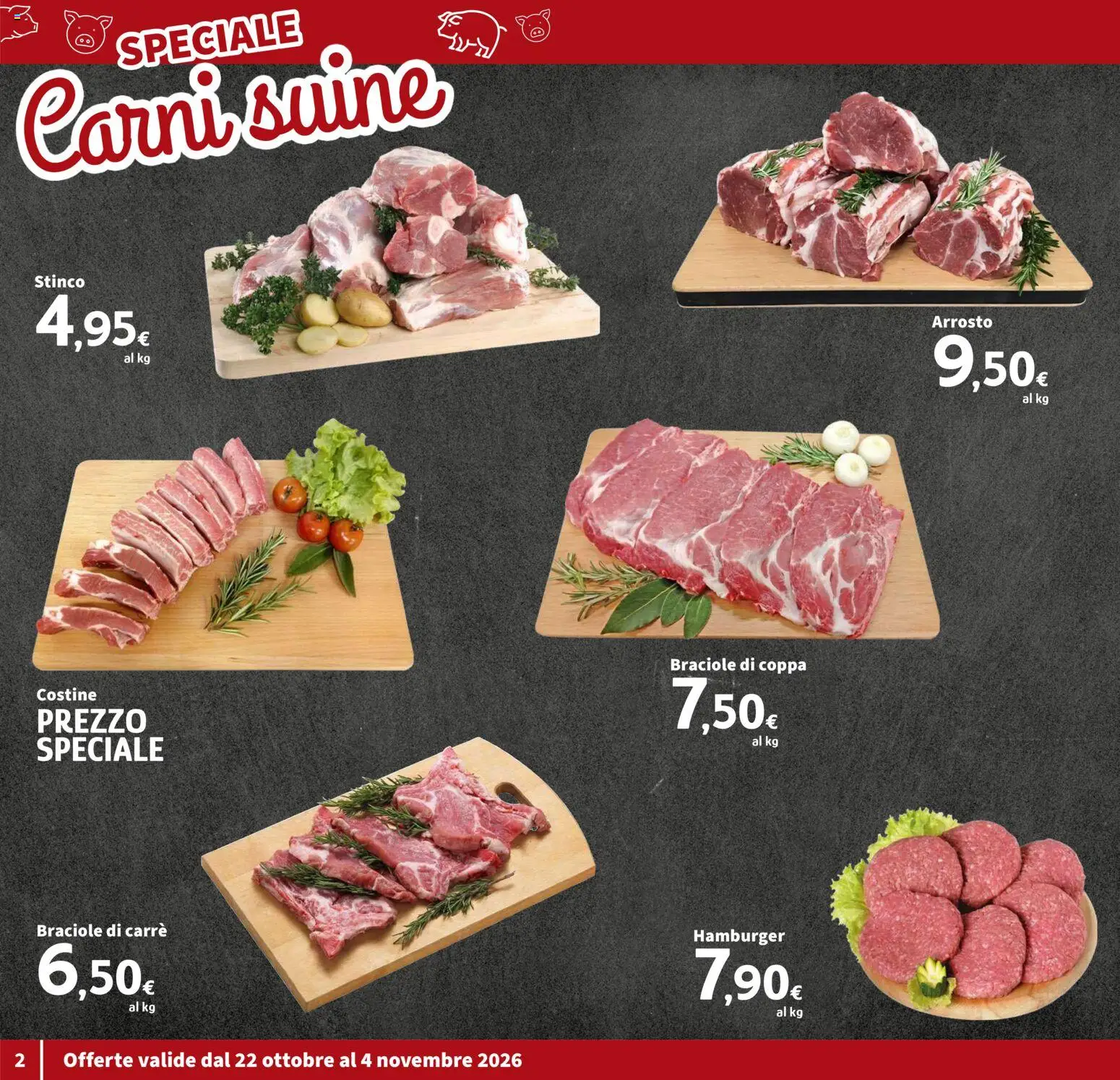 Anteprima dell'opuscolo SIGMA volantino Superstore dal negozio SIGMA valido da 22/10/2026 - Hamburger, Arrosto