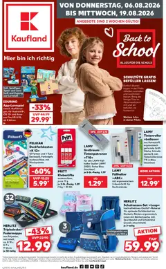 Vorschau von dem Prospekt des Geschäftes Kaufland, gültig ab dem 06.08.2026