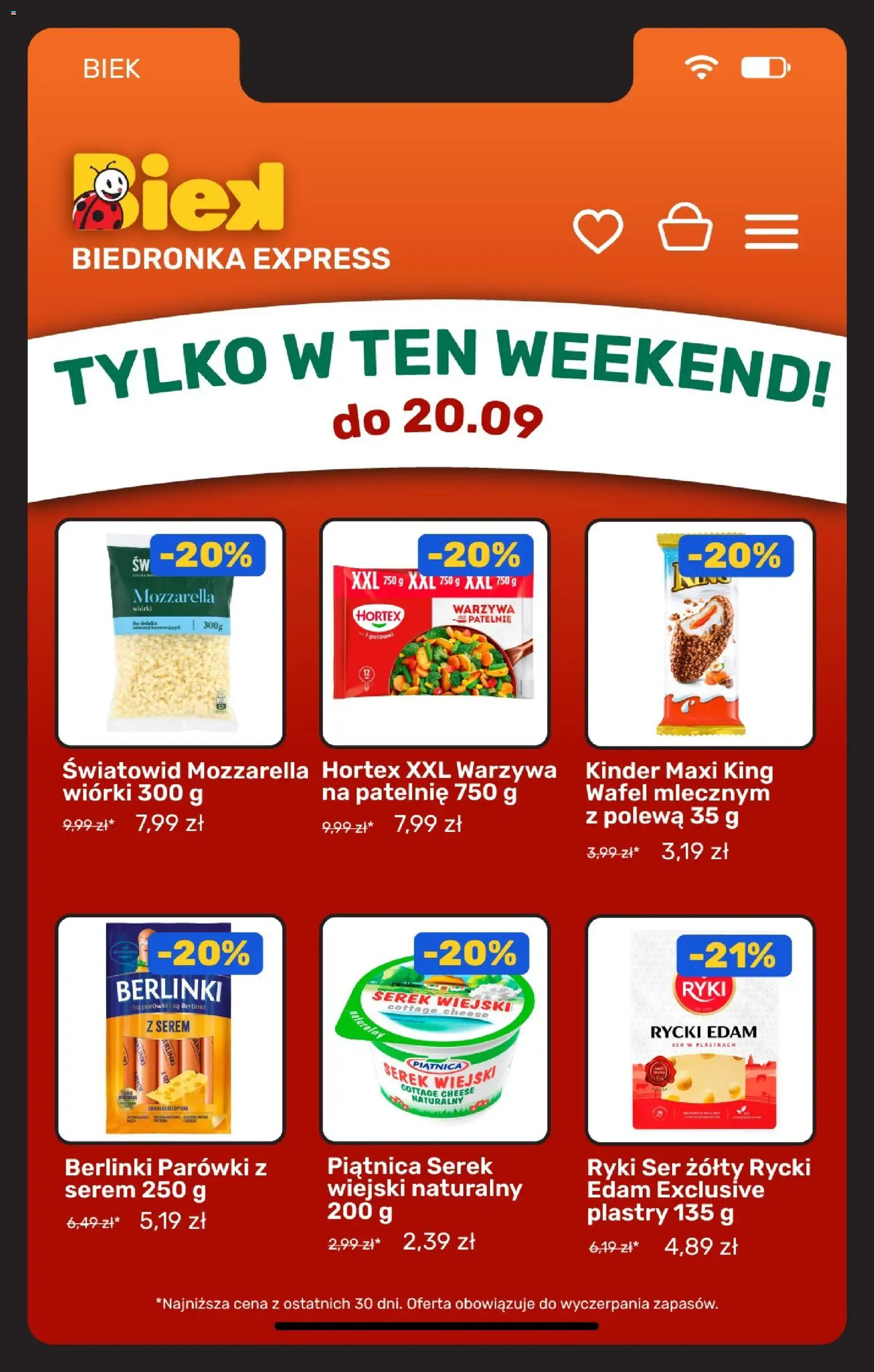 Pogląd gazetki "Biedronka gazetka - Biek" ze sklepu Biedronka ważnej od 18.09.2026