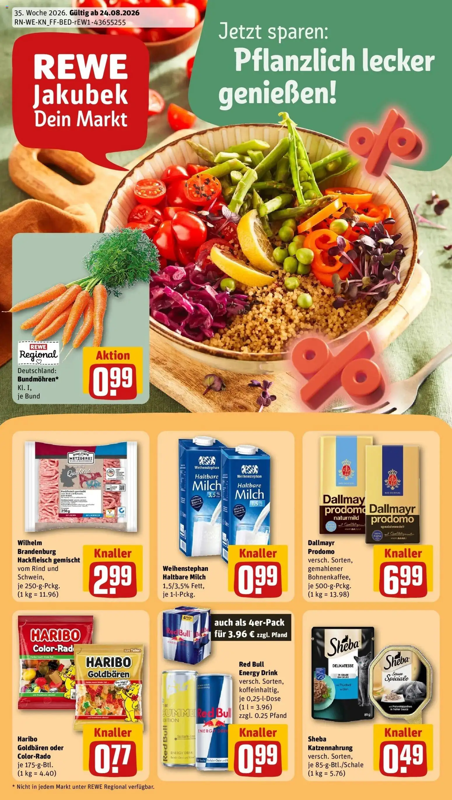 Vorschau von dem Prospekt des Geschäftes Rewe, gültig ab dem 24.08.2026