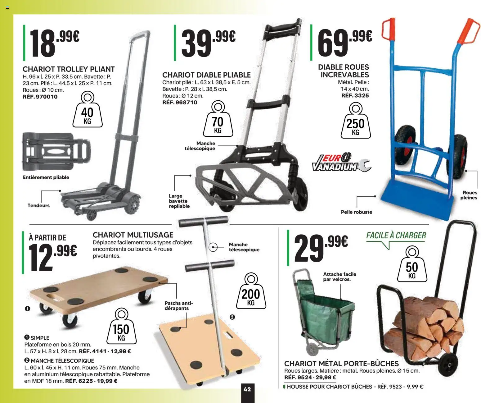 Prévisualisation de Shopix Catalogue Autome-Hiver 2026/2027 du magasin Shopix formulaire valide 01/09/2026 - Diable, Bavette, Chariot, Pelle, Diable pliable