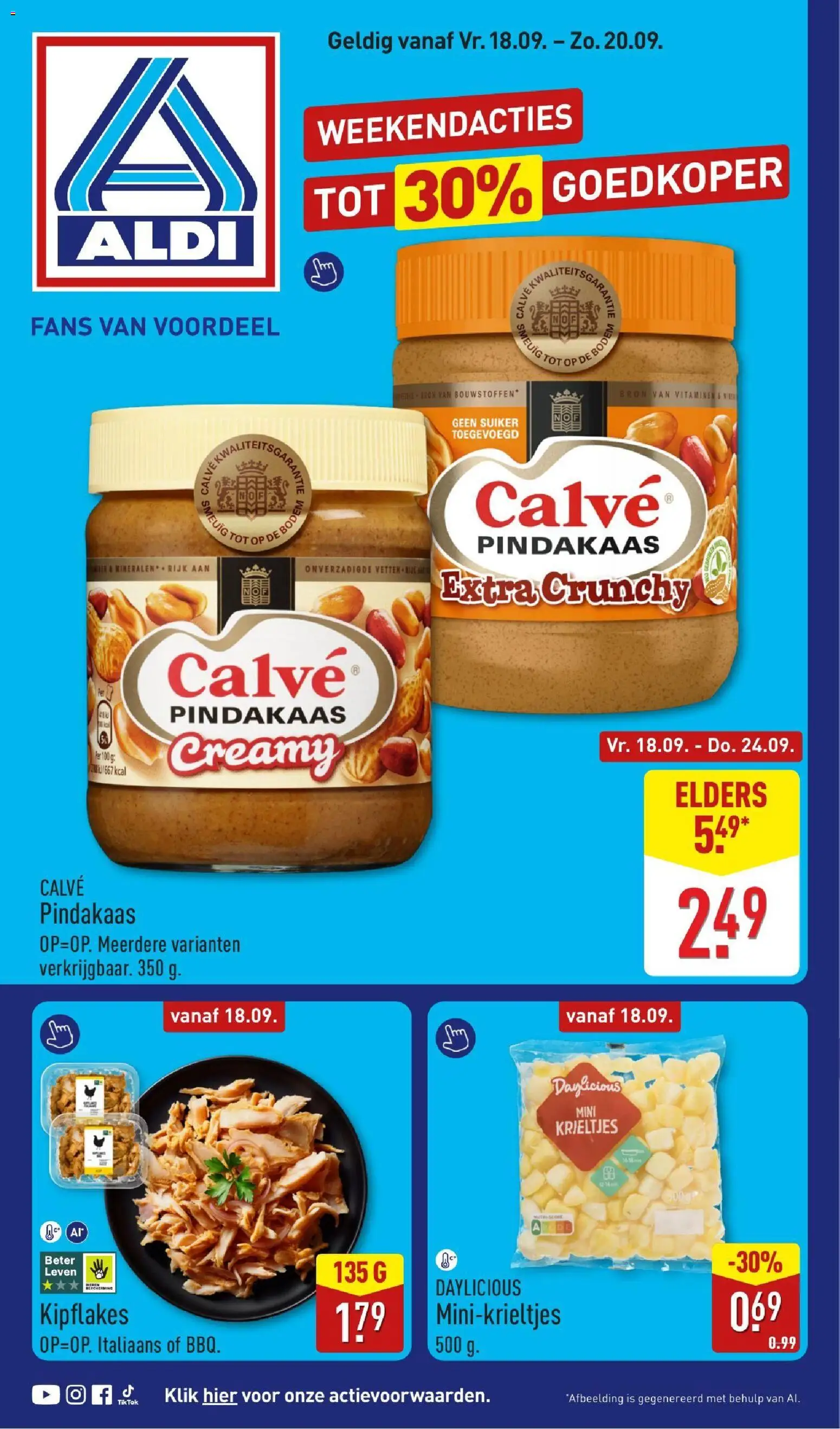 Voorbeeld van Aldi folder - Weekendfolder van winkel Aldi geldig vanaf 18-09-2026