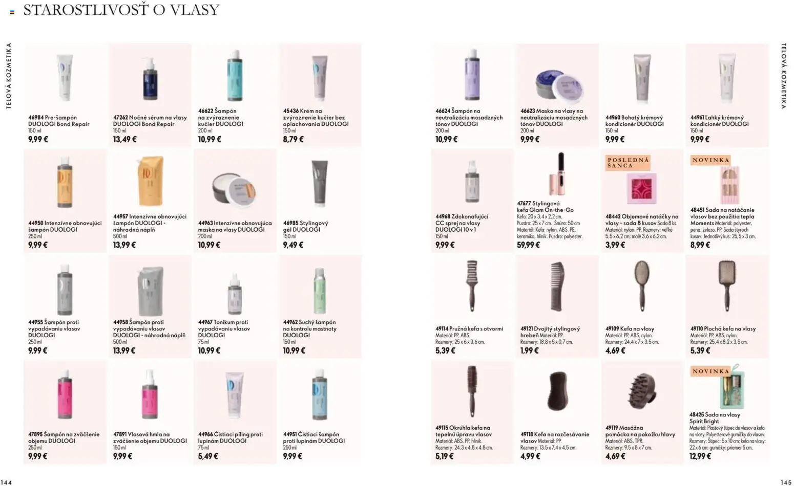 Náhľad Oriflame letáku platného od 11.11.2026 - Maska, Maska na vlasy, Hrebeň, Šampón, Puzdro, Kefa, Krém, Kondicionér