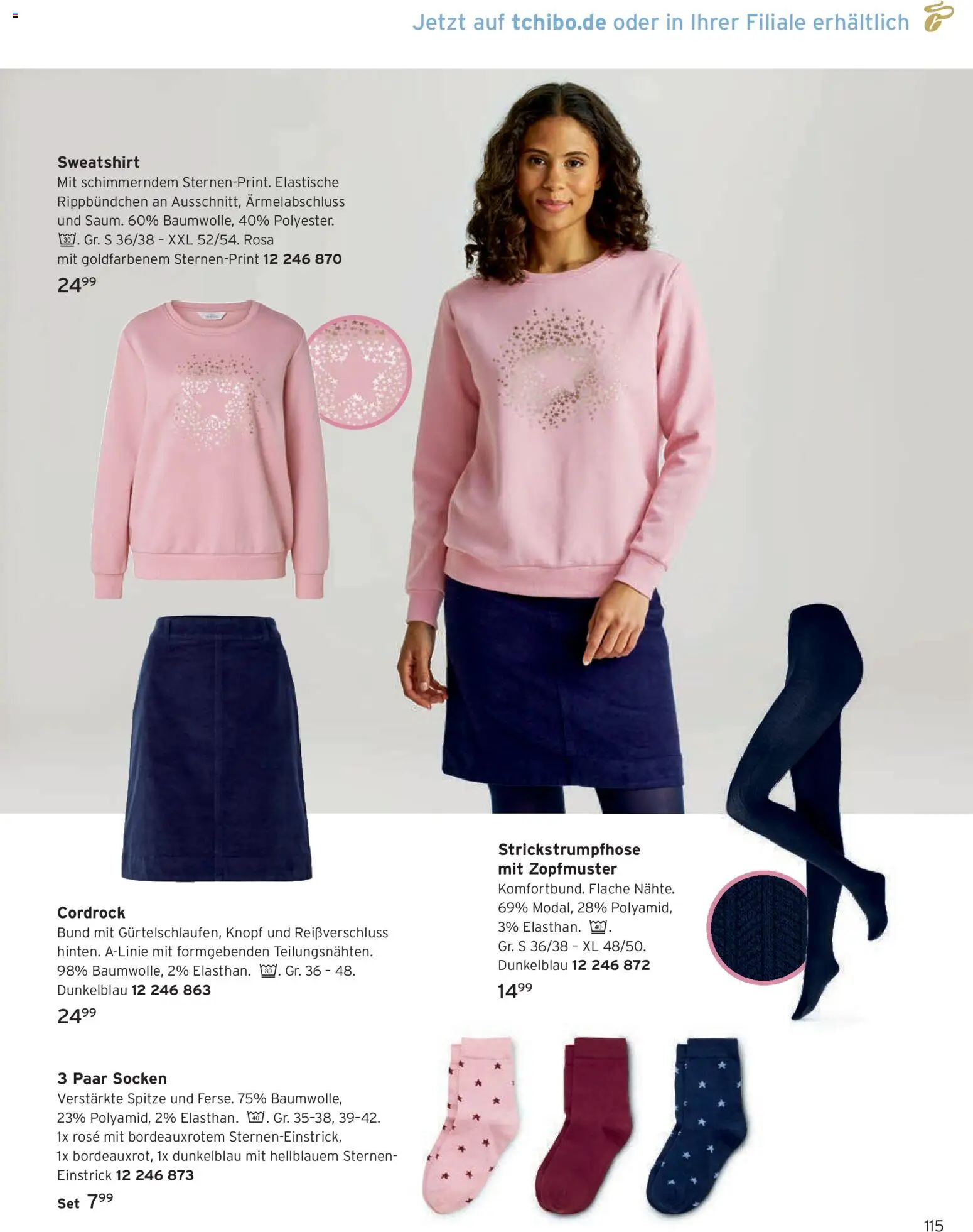 Vorschau von dem Prospekt des Geschäftes Tchibo, gültig ab dem 01.11.2026 - Sweatshirt, Socken