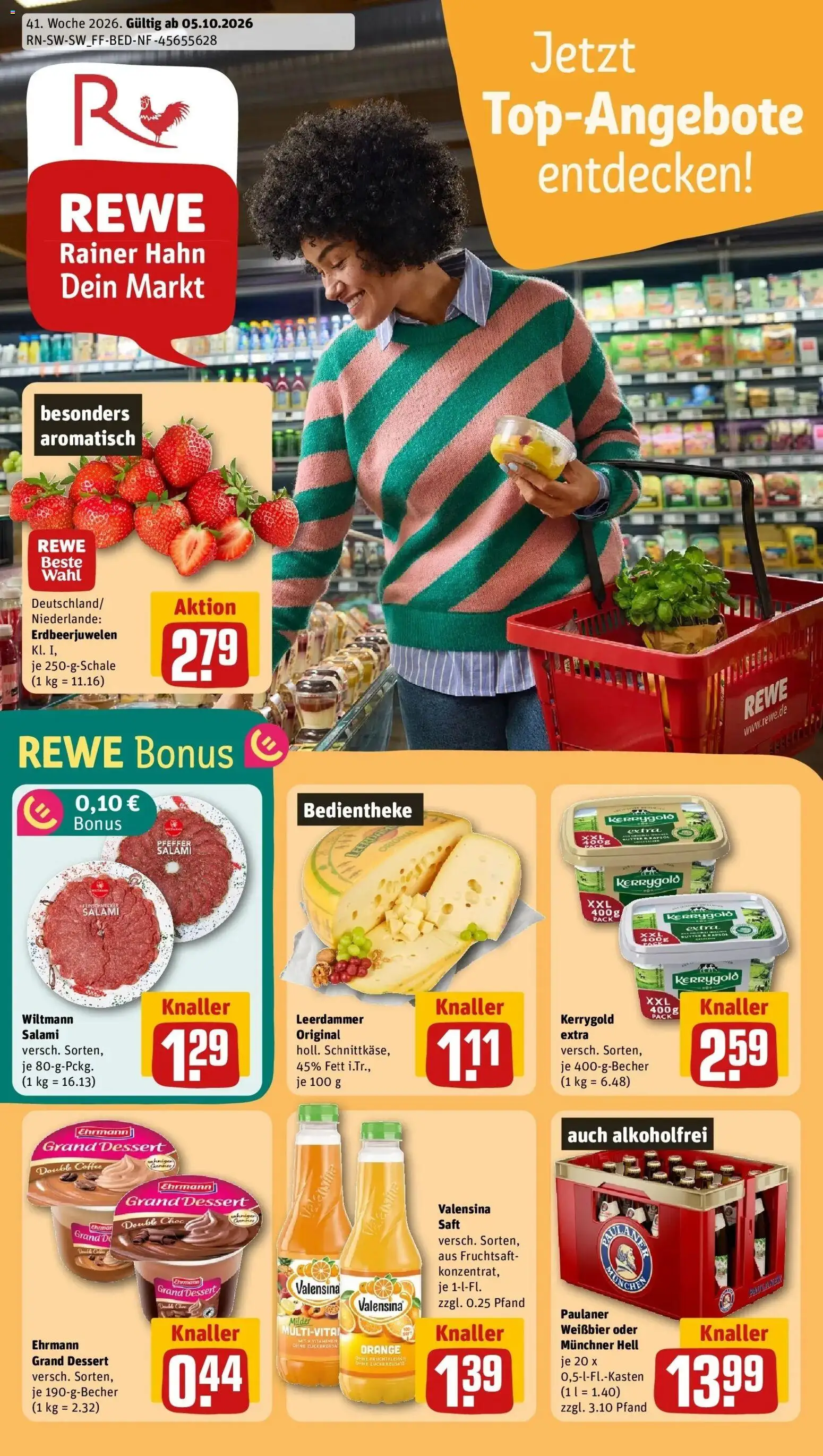 Vorschau von dem Prospekt des Geschäftes Rewe, gültig ab dem 05.10.2026
