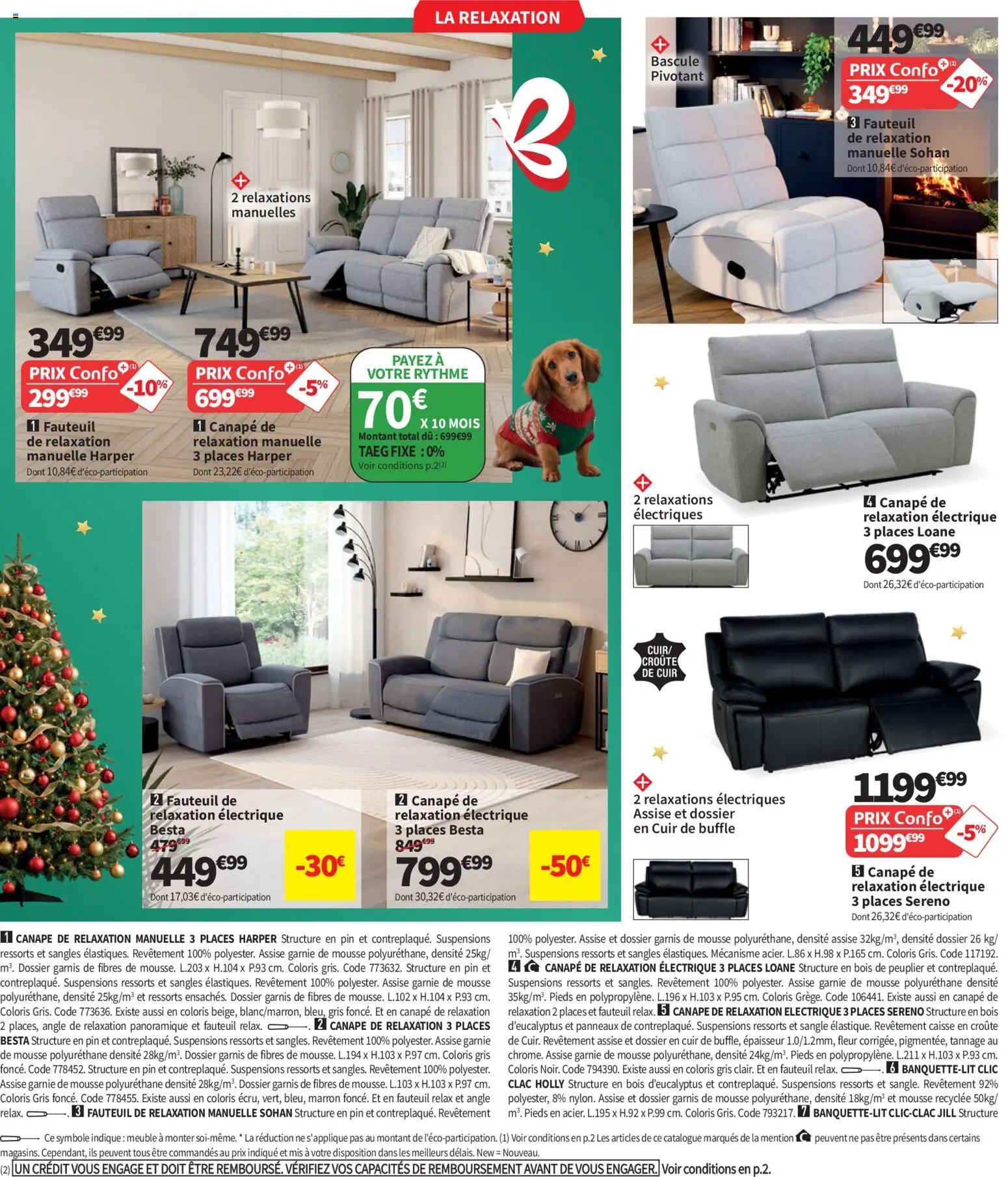 Prévisualisation de Conforama catalogue du magasin Conforama formulaire valide 27/10/2026