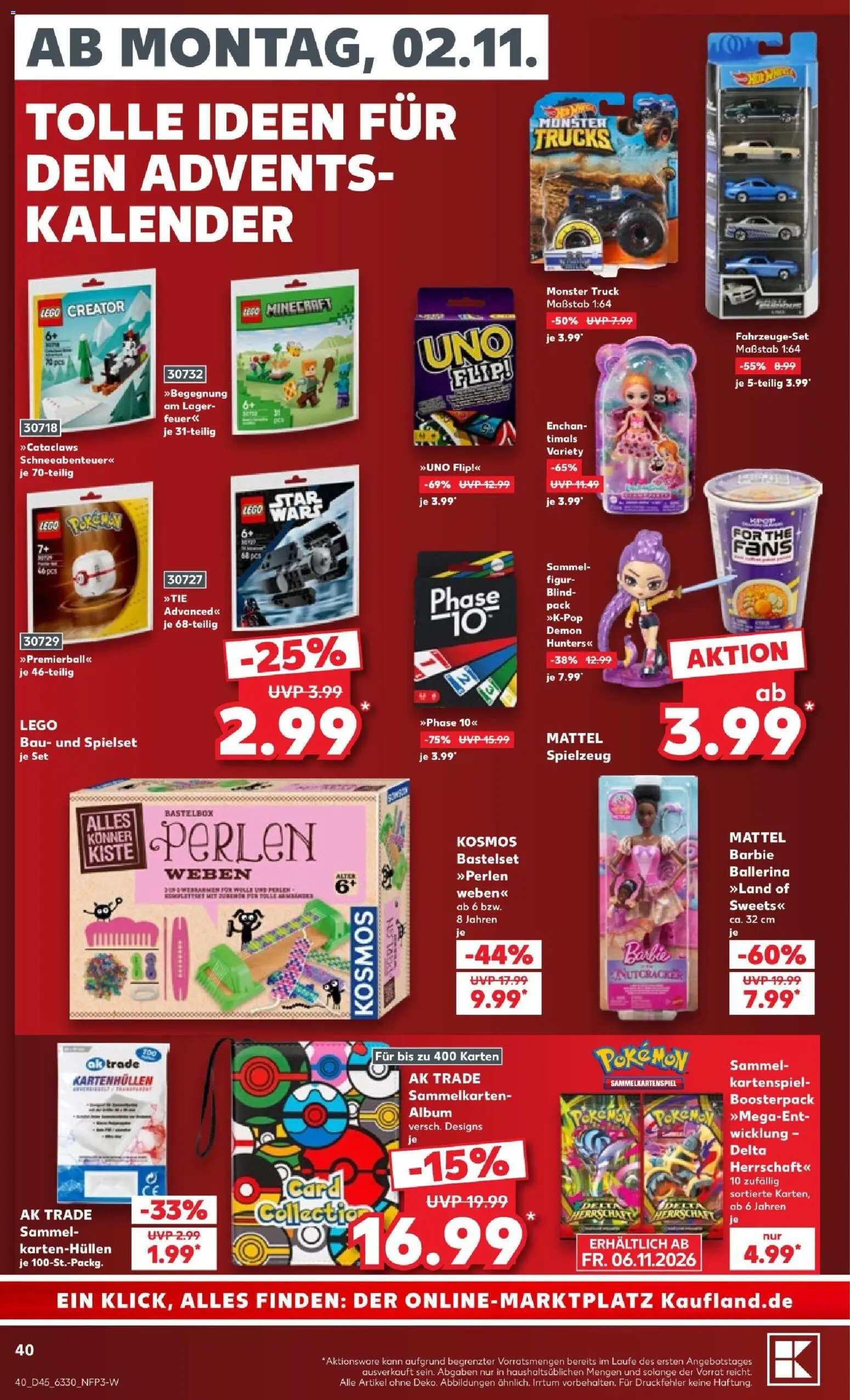 Vorschau von dem Prospekt des Geschäftes Kaufland, gültig ab dem 02.11.2026 - Monster