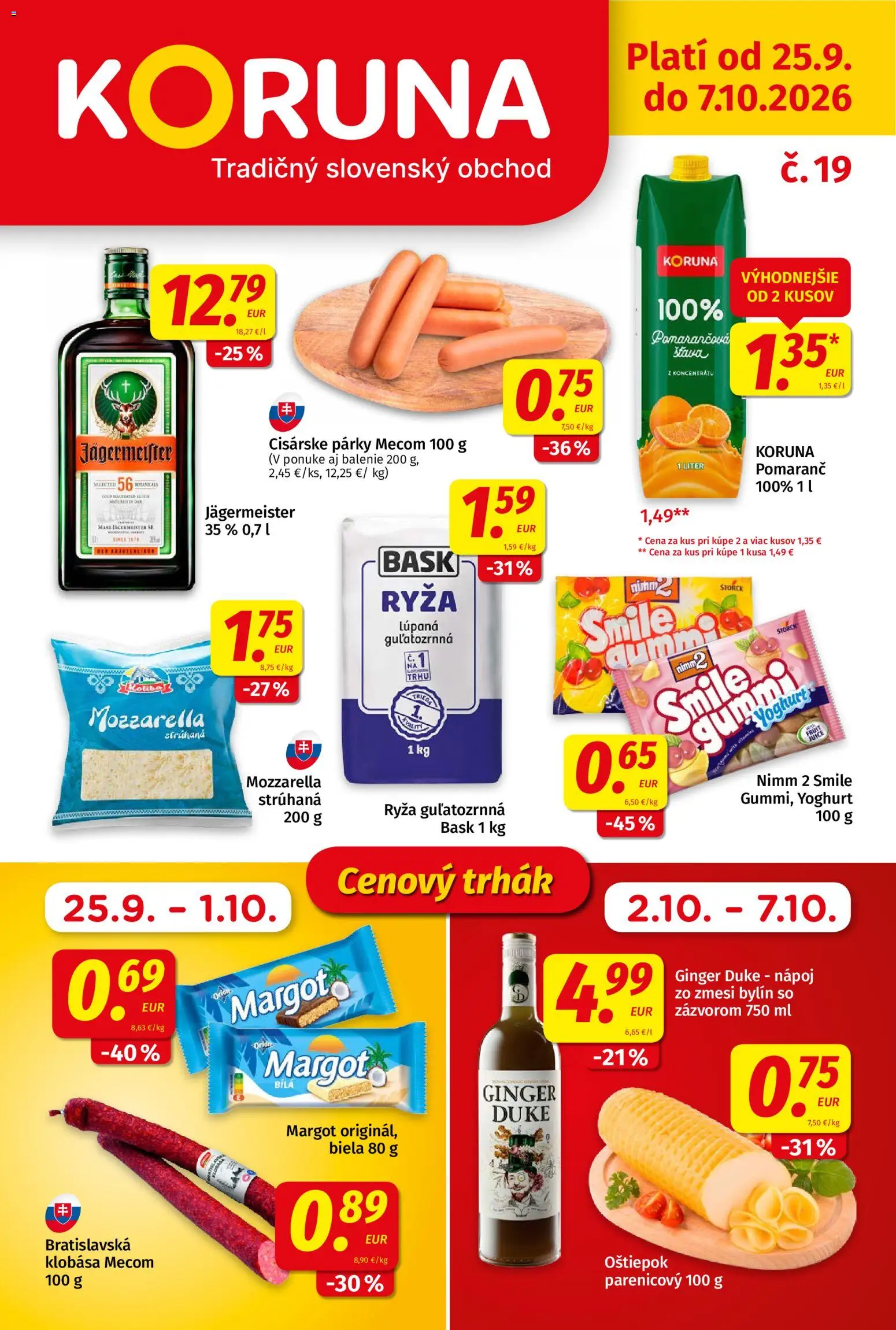 Náhľad Koruna letáku platného od 25.09.2026