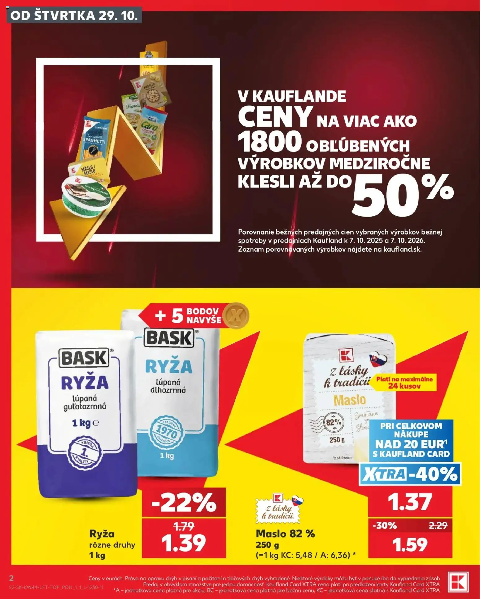 Kaufland SK - Kaufland SK Šamorín-Mliečno megtekintése, amely érvényes 2026.10.29.-től - Mascarpone, Cien, Caro