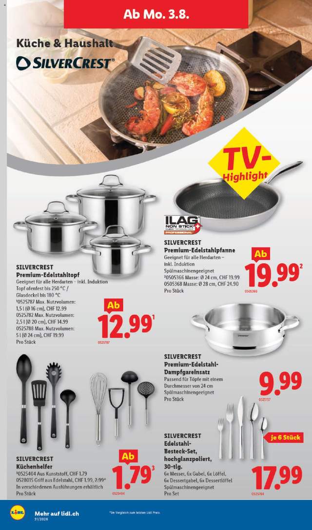 Neue Lidl Aktionen ab 30.07.