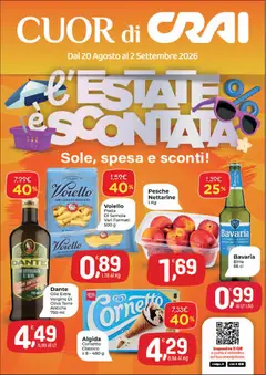 Anteprima dell'opuscolo CRAI volantino Cuor di Crai Alessandria dal negozio CRAI valido da 20/08/2026