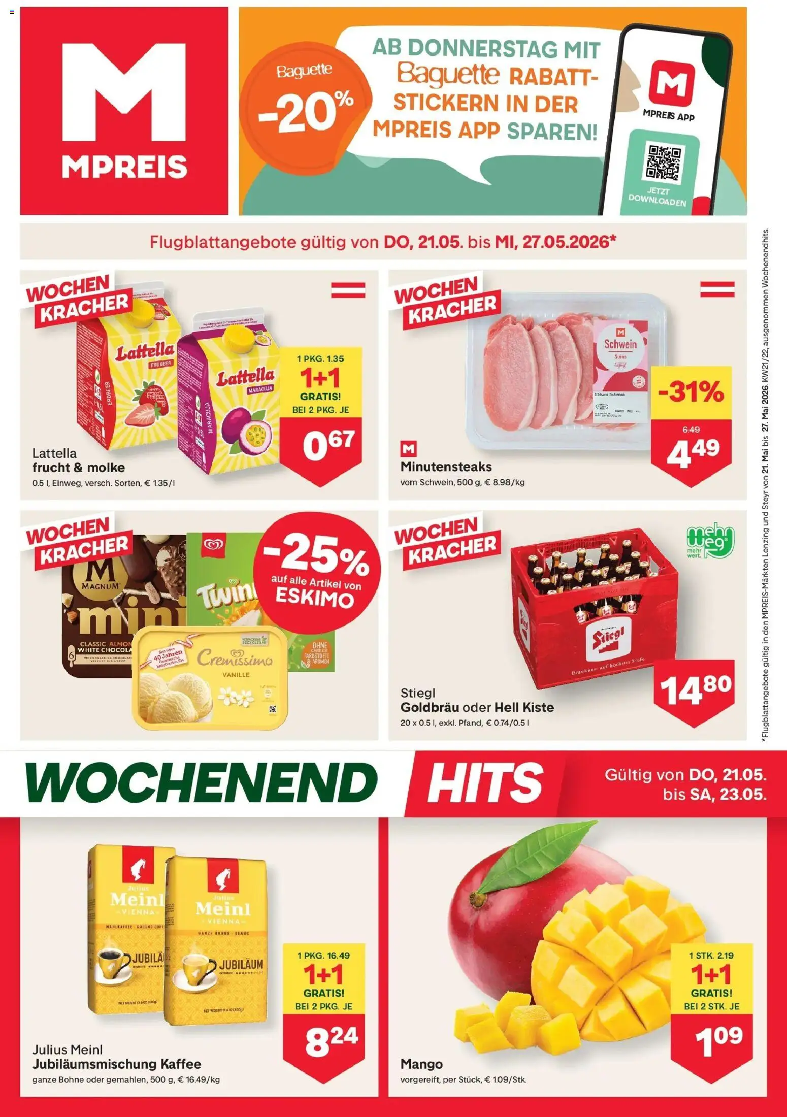 Vorschau der Angebote: MPREIS MPREIS Steyr gültig ab 21.05.2026