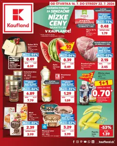Kaufland SK - Kaufland SK akciós újság megtekintése, amely érvényes 2026.07.16.-től