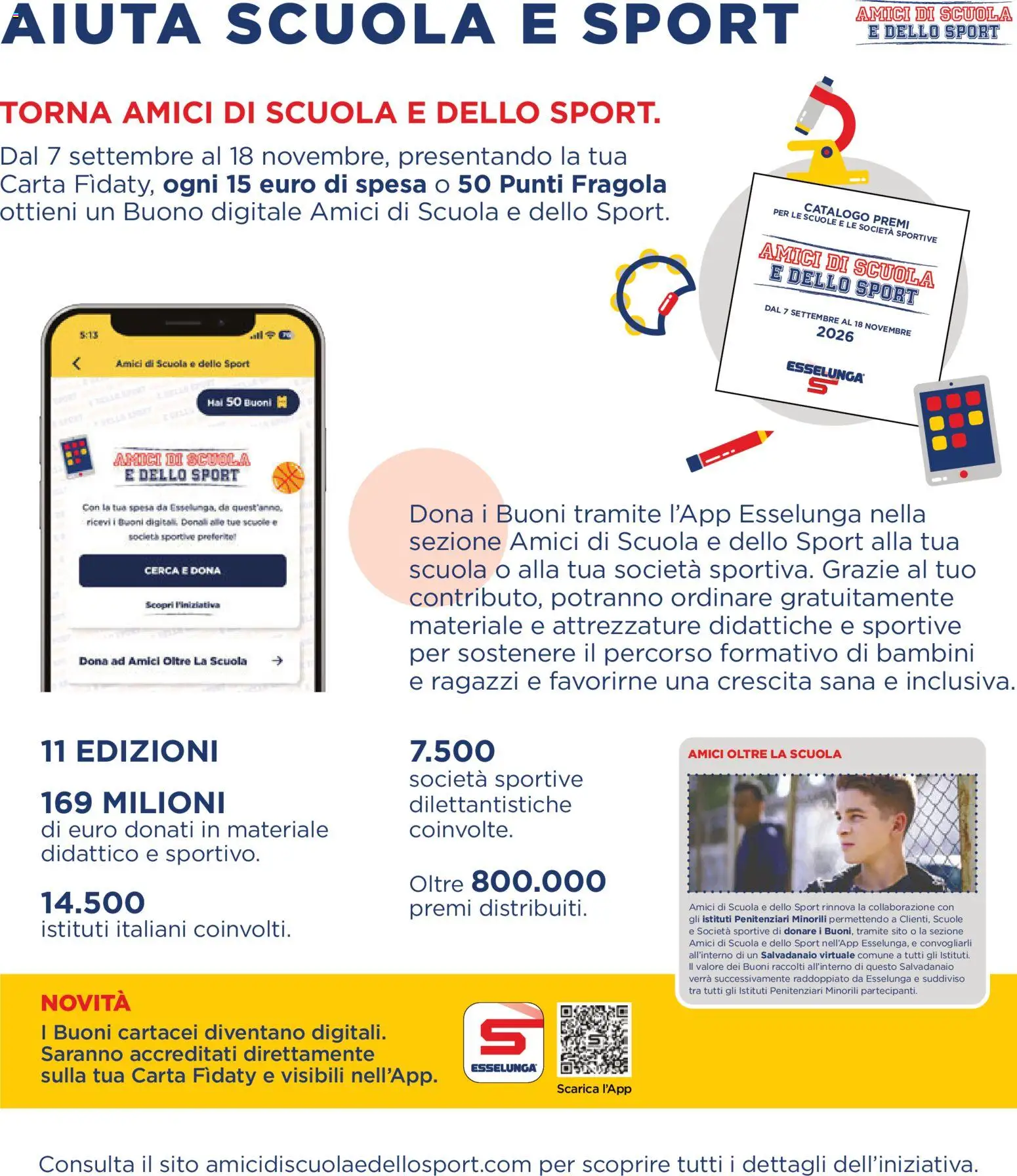 Anteprima dell'opuscolo Esselunga S volantino Collezione XFactor dal negozio Esselunga S valido da 07/09/2026