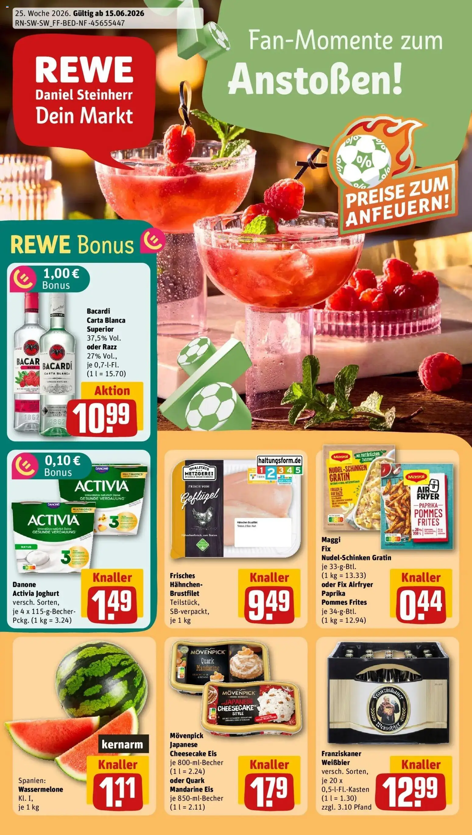 Vorschau von dem Prospekt des Geschäftes Rewe, gültig ab dem 14.06.2026