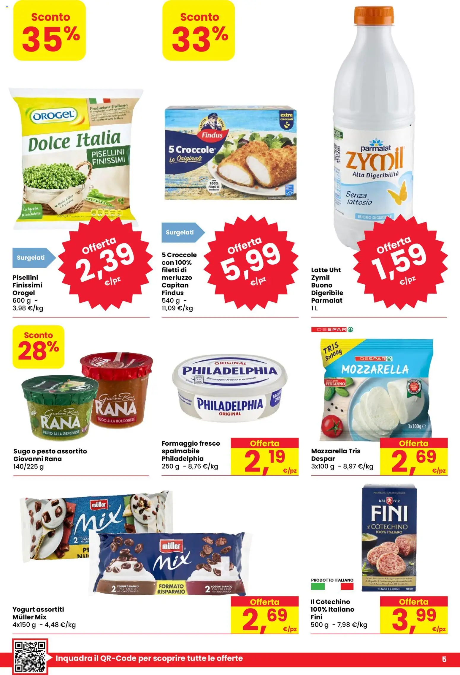 Anteprima dell'opuscolo Despar volantino Bologna dal negozio Despar valido da 29/10/2026 - Senza glutine, Latte, Formaggio, Yogurt, Mozzarella, Pesto, Sugo, Yogurt bianco