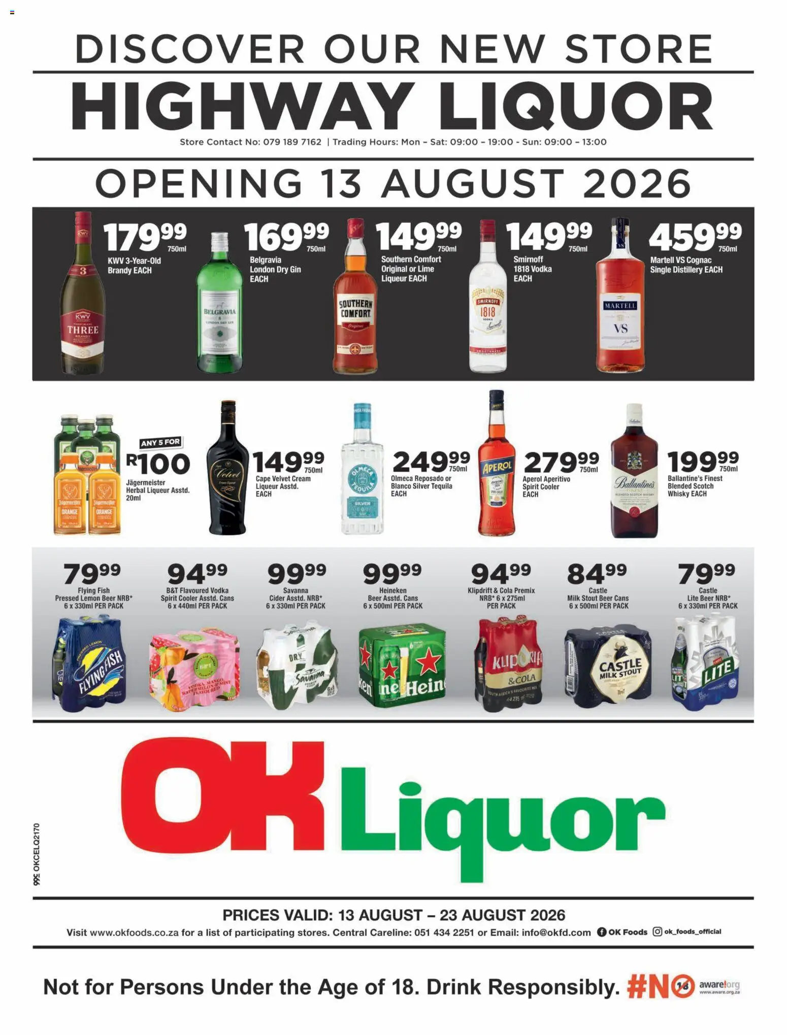Preview of OK Foods flyer valid from 13/08/2026