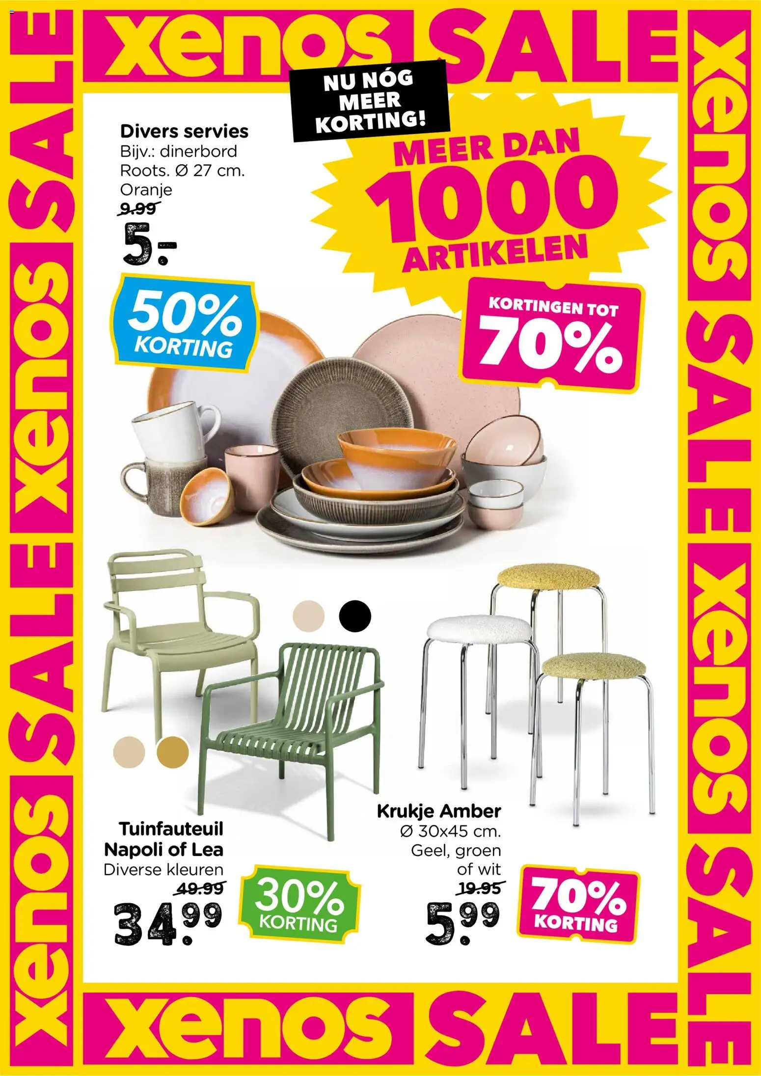 Voorbeeld van Xenos folder van winkel Xenos geldig vanaf 20-07-2026 - Servies