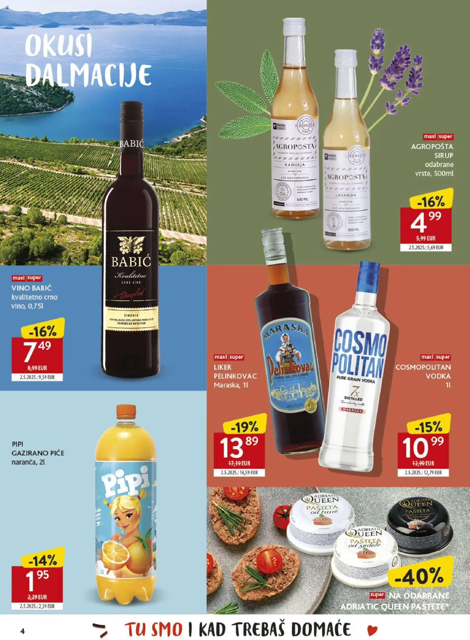 Konzum HR - Konzum HR Katalog Najbolje iz Hrvatske megtekintése, amely érvényes 2026.10.26.-től - Vodka, Püré