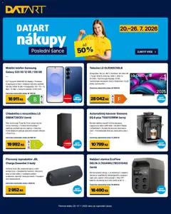 Náhled nabídky: Datart Datart leták platný od 20.07.2026