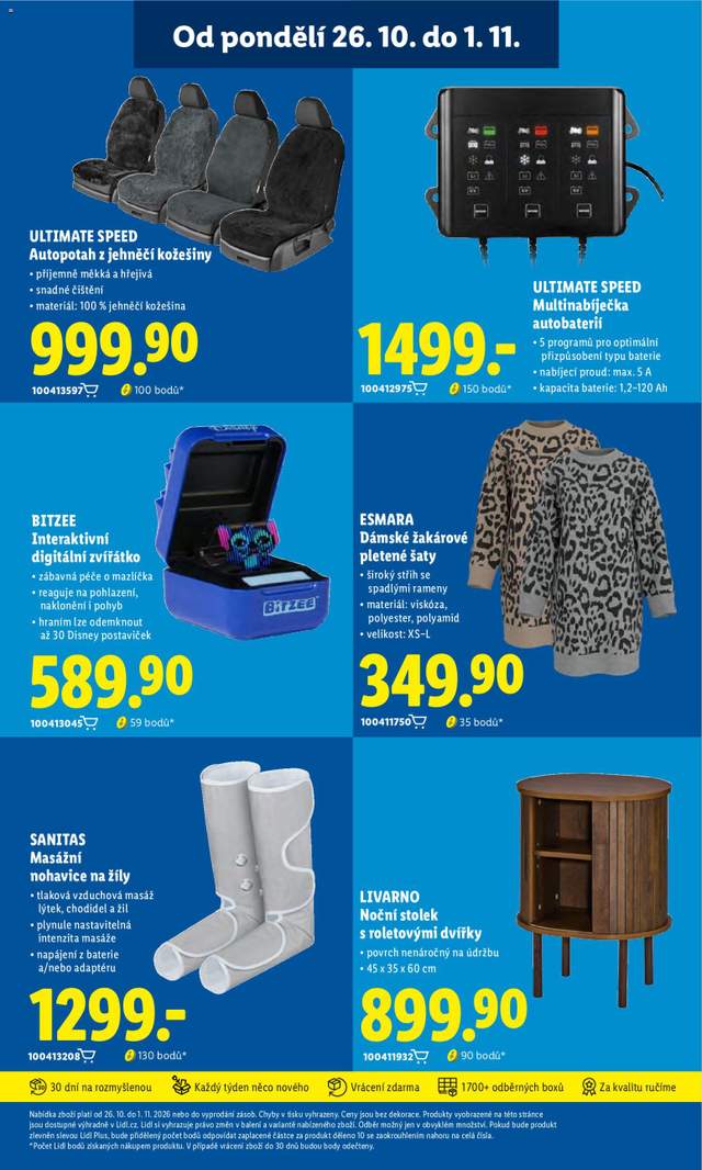 Nový Lidl leták od 26.10.