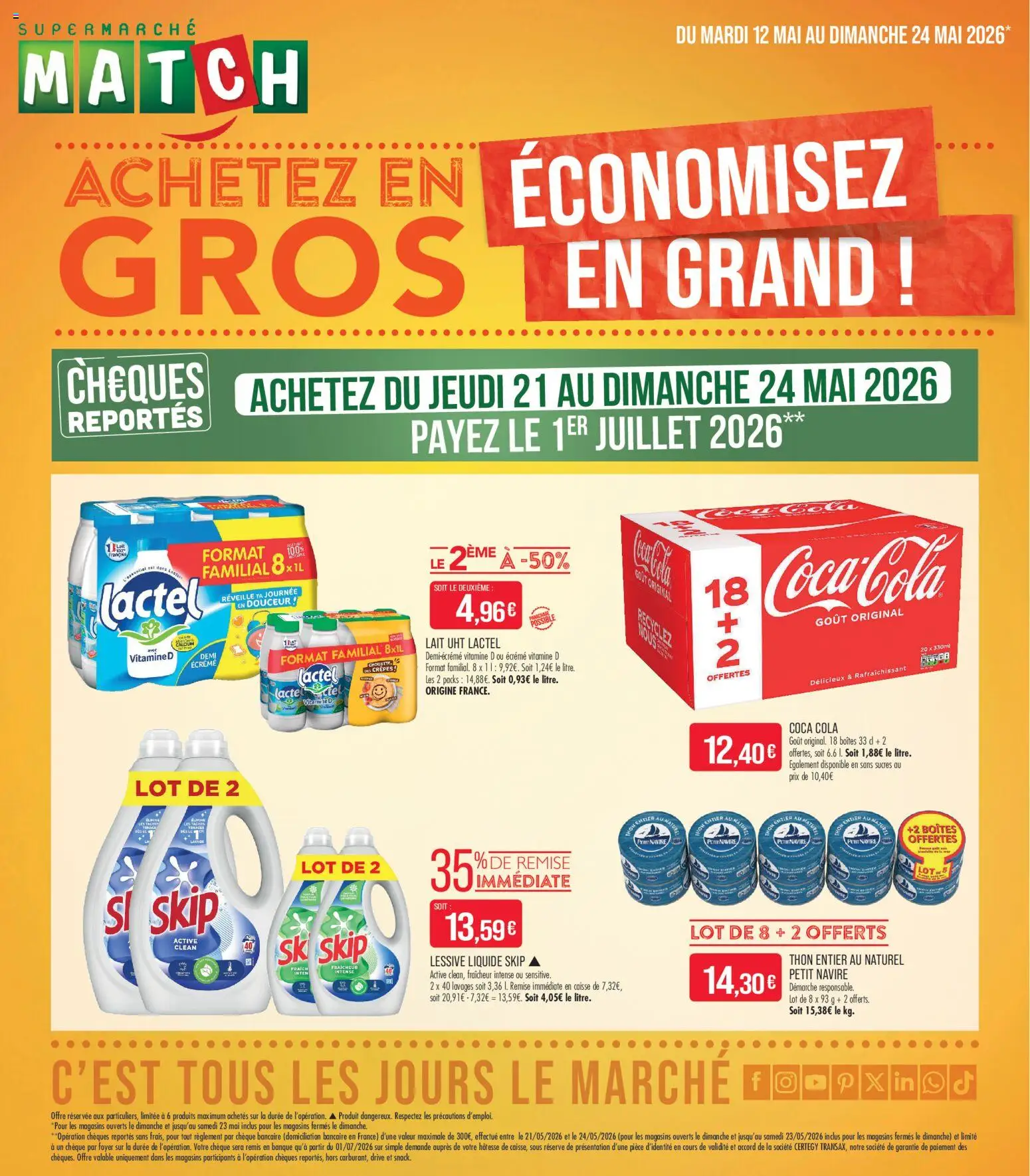 Prévisualisation de Match Supermarché Achetez en gros économisez en grand du magasin Match Supermarché formulaire valide 12/05/2026