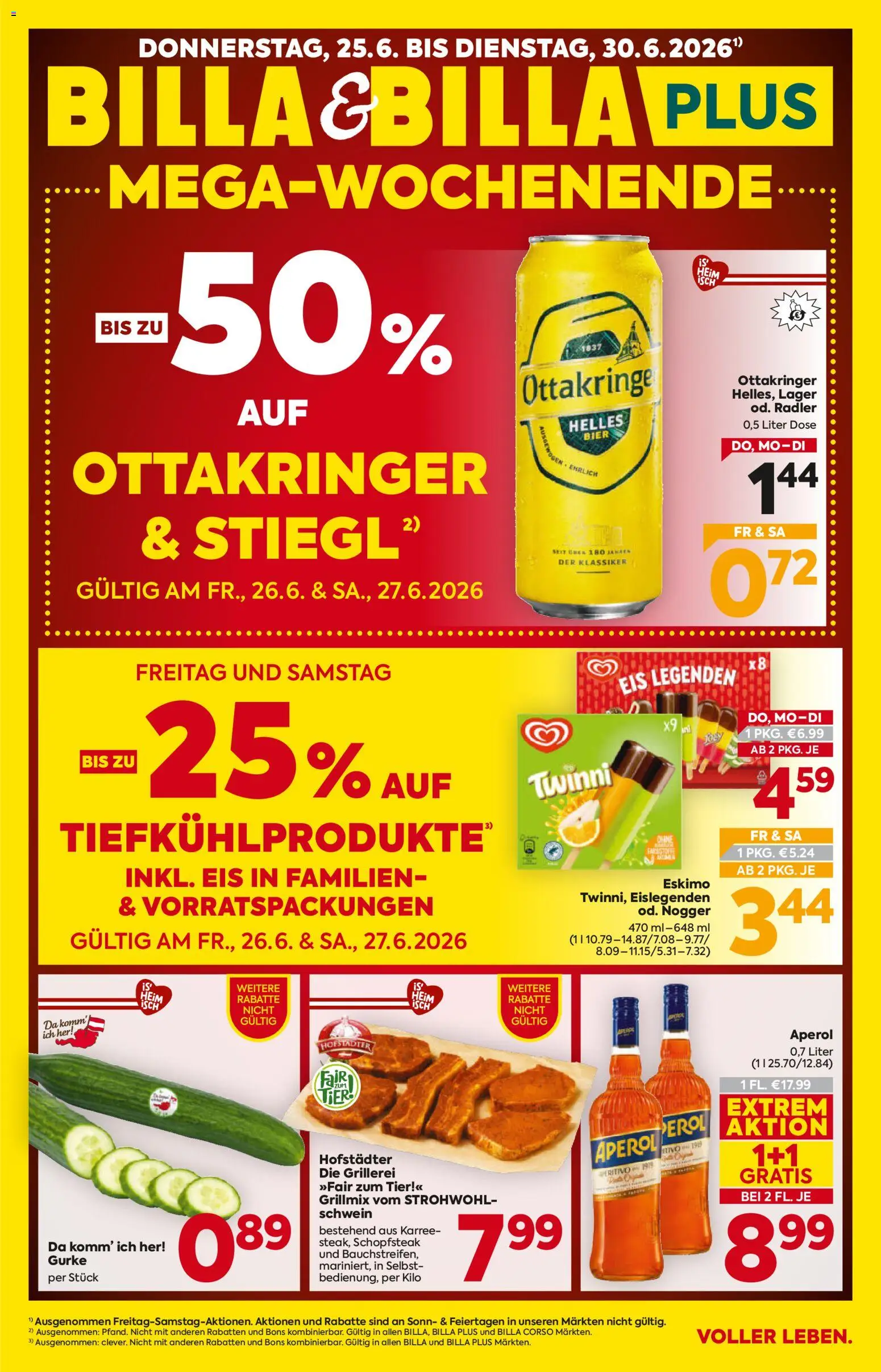 Vorschau der Angebote: Billa Billa - Flugblatt gültig ab 25.06.2026